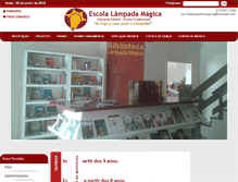 Tablet Screenshot of escolalampadamagica.com.br